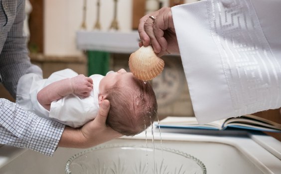 Taufe Baby Jakobsmuschel